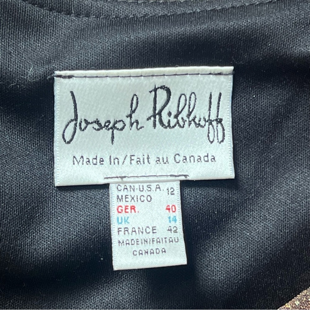 Joseph Ribkoff Textured Metallic jacket - Picture 6 of 9